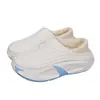 Pantuflas de algodón impermeables para mujer, modelo nuevo para parejas, aptas para uso en exteriores y en casa, con forro polar añadido para mayor calidez, antideslizantes, de suela gruesa, pantuflas de meter para hombre, otoño e invierno