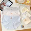 Pantaletas de seguridad de algodón puro A335 para mujer, entrepierna antibacteriana dos en uno, pantaletas transpirables, sensación de lujo ligero de alta gama para mujer