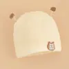 Gorro de Bebé de una Pieza para Dropshipping, Gorro de Algodón Puro para Bebés de Primavera y Otoño, Gorro Protector para Recién Nacidos, Estilo Otoño e Invierno