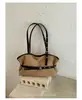 Bolso de Axila Versátil Simple de Alto Grado Estilo Coreano Temperamento para Mujer Otoño Temprano Gran Capacidad para Viajar Bolso Tote de Hombro Único de Moda