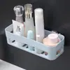 Estante de Almacenamiento para Pared de Baño, Estante de Baño sin Taladro, Almacenamiento para Inodoro Montado en Pared con Ventosa, Organizador Triangular para Baño
