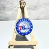 Envío Rápido para Llaveros de Warriors, Nets, Clippers, Lakers, Cavaliers, Colgantes de Baloncesto Acrílicos para Coche y Mochila