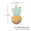 Pegatina magnética de resina con diseño de cactus y plantas creativas nórdicas, papel decorativo con notas magnéticas, pegatina magnética para nevera