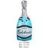 Copa de vino botella champán cerveza película de aluminio globo fiesta decoración diseño modelado globo de papel de aluminio punto al por mayor
