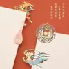 Processamento Personalizado de Presentes Antigos, Marcadores de Página de Metal, Caixas de Presente, Pequenos Presentes Culturais e Criativos, Estilo Clássico Chinês Criativo de Dunhuang, Alto Padrão