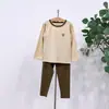 Kalabenben25 Nova Roupa de Casa Infantil Primavera & Outono Algodão Modal Roupas de Outono e Calças Compridas Categoria a Conjunto Íntimo