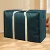 Bolsa de almacenamiento de gran capacidad Daisy, bolsa para empacar mudanzas, engrosada y reforzada, doble cremallera, bolsa portátil para organizar ropa y edredones