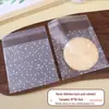 Embalagens para Sabonetes Artesanais Sacos Autoadesivos Transparentes Foscos Sacos para Embalar Alimentos de Panificação Biscoitos Sacos para Embalar Donuts Bolos da Lua Sacos Autoadesivos