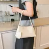 Bolso de hombro tejido de moda estilo coreano, bolso de mano casual a la moda, bolso de hombro de gran capacidad para mujer, verano 2026