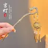 Pente de cabelo estilo antigo para mulheres, novo pente de madeira para coque estilo chinês com toque de alta qualidade, pente com borla, acessório de cabelo tradicional Hanfu