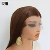 13*4 Fábrica de Pelucas Venta al por Mayor Encaje Estilo Retro Pico de Viuda Universal Tres Picos Resistente a Altas Temperaturas Seda Fibra Química Cabello Largo Lacio