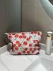 Bolsa de Almacenamiento de Cereza de Nicho Bolsa Portátil Bolsa Roja Cartera Bolsa de Almacenamiento para Viaje