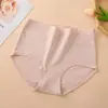 Ropa interior de algodón para mujer cintura color sólido estampado punto calzones primavera y verano nueva ropa interior de cintura fabricantes al por mayor comercio exterior