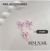 Arte de Uñas Japonés Tamaño Grande Pequeño Lazo Cinta Corbata Joyería Estilo Ins Color Aleación Uñas Accesorios DIY Lote