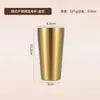 Vaso de Agua de Acero Inoxidable 304 Estilo Coreano, Vaso de Agua Dorado de Doble Capa, Vaso para Cerveza para Barbacoa, Vaso para Bebidas, Vaso de Acero Inoxidable para Catering
