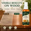 Kineshinex Spray para Cuidado de Madera con Cera de Abejas 100ml Muebles Panel de Puerta de Gabinete Mesa Pulido y Limpieza