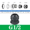 Conector impermeável de nylon poroso para cabo M20/PG16 conector de plástico Cabeça Grande selada para cabo trava fixa porca de fixação