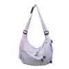 Bolsa de nylon para dumplings, bolso cruzado para mujer, nuevo 2026, casual, mochila de un solo hombro, gran capacidad, deportivo, ligero, bolso pequeño