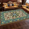 Alfombra retro persa para sala de estar estilo étnico manta para mesa de café sofá hogar área grande manta completa para dormitorio mesita de noche