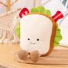 Simulación Comida de Snack Hamburguesa Papas Fritas Pizza Tucker Peluche Pan Muñeca Muñeca Regalo