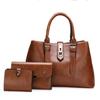 Tendência Transfronteiriça 2026 Novo Conjunto de Várias Peças Bolsa Mãe e Filha Feminina Conjunto de Três Peças Bolsa de Mão da Moda de Grande Capacidade Atacado