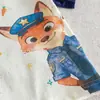 Camiseta de Manga Corta de Dibujos Animados para Niños Zootopia 2026 Verano Nuevo Estilo Niños y Niñas Algodón Puro Holgada