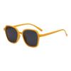 Dopamina Gafas de Sol para Niña de Montura Grande Simple Gafas para Niño Rostro Cuadrado Gafas de Sol Lindas Resistentes a los Rayos UV