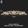 Dongyang Tallado en Madera Estilo Europeo Calcomanía Accesorios para Muebles Flores para Puertas de Madera Tallado Fino Calcomanías para Puertas de Gabinete Flores para Cabeceras Calcomanías de Madera Maciza Decoración