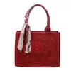 Bolsa de Boda Nuevo Estilo Chino Bordada Bolso de Mano Tote Xiuhe Boda Bolso de Novia de Boda Bolso de Hombro de Axila de Bufanda de Seda de Moda