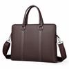 Nuevo Bolso de Mano de Moda Estilo Coreano para Negocios, Bolso de Hombro de Gran Capacidad a Cuadros de Moda, Maletín Horizontal, Bolso para Hombre