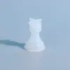 Diy cola pingente xadrez internacional damas tabuleiro peças resina epóxi espelho molde de silicone