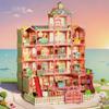 Amazon DIY Casa de Princesas Niñas Casa de Juegos Juguete Casa de Muñecas Castillo Villa Casa de Juegos para Niñas Transfronterizo