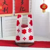 Bolsa de Regalo para Boda, Bolsa de Regalo Festiva Roja Tejida para Damas de Honor, Bolsa de Dulces de Mano para Uso en Bodas