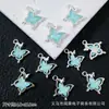 Pingente de Liga Estrela Lua Amor Flor Laço para Brincos Pulseira Colar Artesanais DIY Material