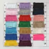 Renda de Franja de Poliéster Xcolorida de 2,5 cm para Brincos, Roupas, Decoração de Almofadas, Acessórios de Renda com Borla