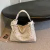 Bolso de hombro minimalista nuevo de gran capacidad 2026, bolso tote, bolso de axila para el trabajo y los desplazamientos, estampado de leopardo, bolso cruzado elegante y moderno