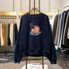 Moletom estiloso, gola redonda, ombro normal, branco e cinza, de nicho, moderno e único, forrado de fleece, para mulheres petite, para outono e inverno