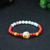 Pulsera de Cinabrio Femenina Arena de Rejalgar Pulsera de Círculo Único Kao Gong de la Costa Loto Alto Contenido Pulsera Benmingnian ins