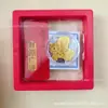Adesivo de Celular Dourado do Ano do Cavalo Ouro Puro 999 Caixa de Presente Princesa Atrai-Fortuna com Certificado
