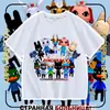 Nueva camiseta de manga corta para niños del juego de Roblox Animal Hospital, top moderno