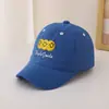 Boné de Baseball Infantil Bordado com Rosto Sorridente Estilo Coreano, Boné de Algodão Respirável para Primavera para Meninos e Meninas de 2-7 Anos, Atacado