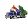 Enfeites de Natal Caminhão Entusiastas de Carros Festa de Natal Decorações Penduradas Motorista Decoração de Natal Pingente Acrílico Plano