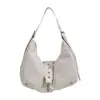 Bolso de Silla Retro Melanoid Gran Capacidad para Mujer 2026 Nuevo de Moda Retro Bolso de Axila Bolso Cruzado