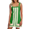 Vestido de tirantes casual de verano 2026 de Amazon, nuevo estilo europeo y americano, comercio exterior transfronterizo, estilo resort costero para mujer