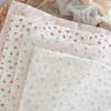 Algodón Puro 60s Estilo Coreano Fresco Tela de Flores Pequeñas Esquema de Colores Rosa Tierno Estilo Ins Tela de Algodón Puro Accesorios para Coletas Bolsos