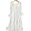 Pijama de renda feminino em promoção, princesa, malha doce, vintage, palácio, modal, roupas para casa, camisola longa feminina