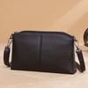 Bolsa Feminina de Couro de Vaca de Primeira Camada Estilo Novo Transfronteiriço, Bolsa Transversal, Moderna e Versátil, Bolsa de Ombro de Grande Capacidade, Bolsa Pequena Retrô, Bolsa Concha