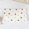 Capa de Almofada para Bebê, Almofada para Recém-Nascido, Almofada Nuvem de Gaze Dez Camadas de Algodão Puro, Capa de Almofada Infantil, Almofada de Feijão para Bebê de Algodão de Bambu