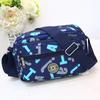 Bolsa de pano de flores Nova bolsa crossbody feminina Pano Oxford Bolsa de mãe de meia-idade e idosa Bolsa Bolsa de ombro multicamadas Bolsa de lona