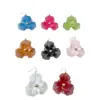 Aretes de Flor de Metal Coloridos Estilo Vacacional Dopamina Florales Transfronterizos Europeos y Americanos Yongge Jewelry Venta al por Mayor